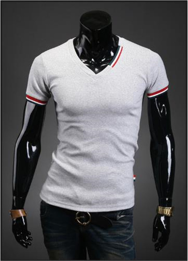 

Mens Designer T Shirts Solid Color Summer Casual Short Sleeve Slim Men Luxury tshirt Sport Men Tops, White