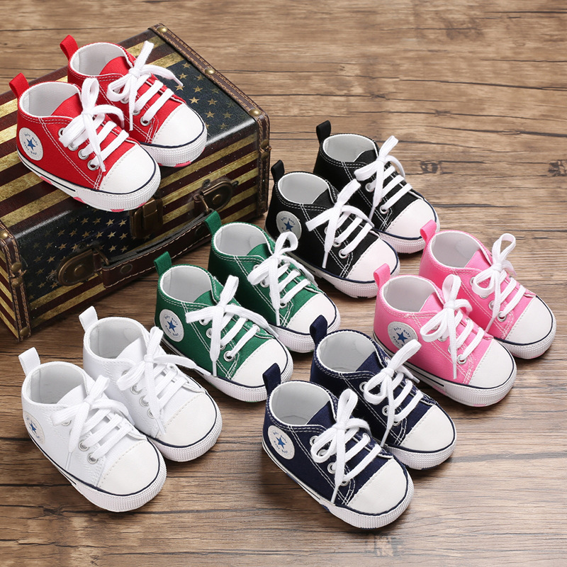 Chaussures de berceau à semelle souple pour bébé fille Sneaker nouveau-né 