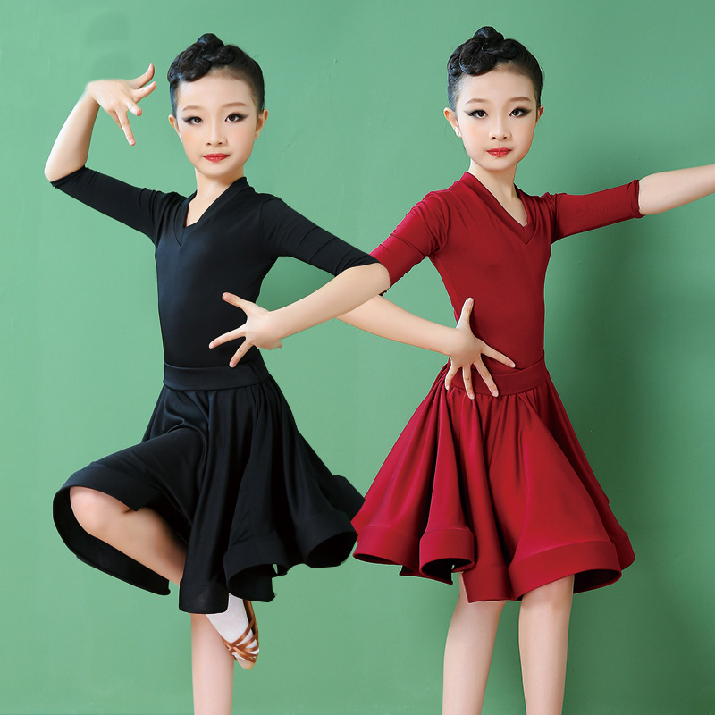 iiniim Kids Girls Sequins Hip-Hop Latin Jazz Dance Leotard Ballet Street Dancing Stage Performance Costume