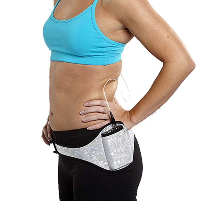 

Cassette Size Customized Carrier Belt Belt Fitness Player Mic Waist Bag Vertical Microphone Transmitter Carrier Wholesale Qpsic, Red