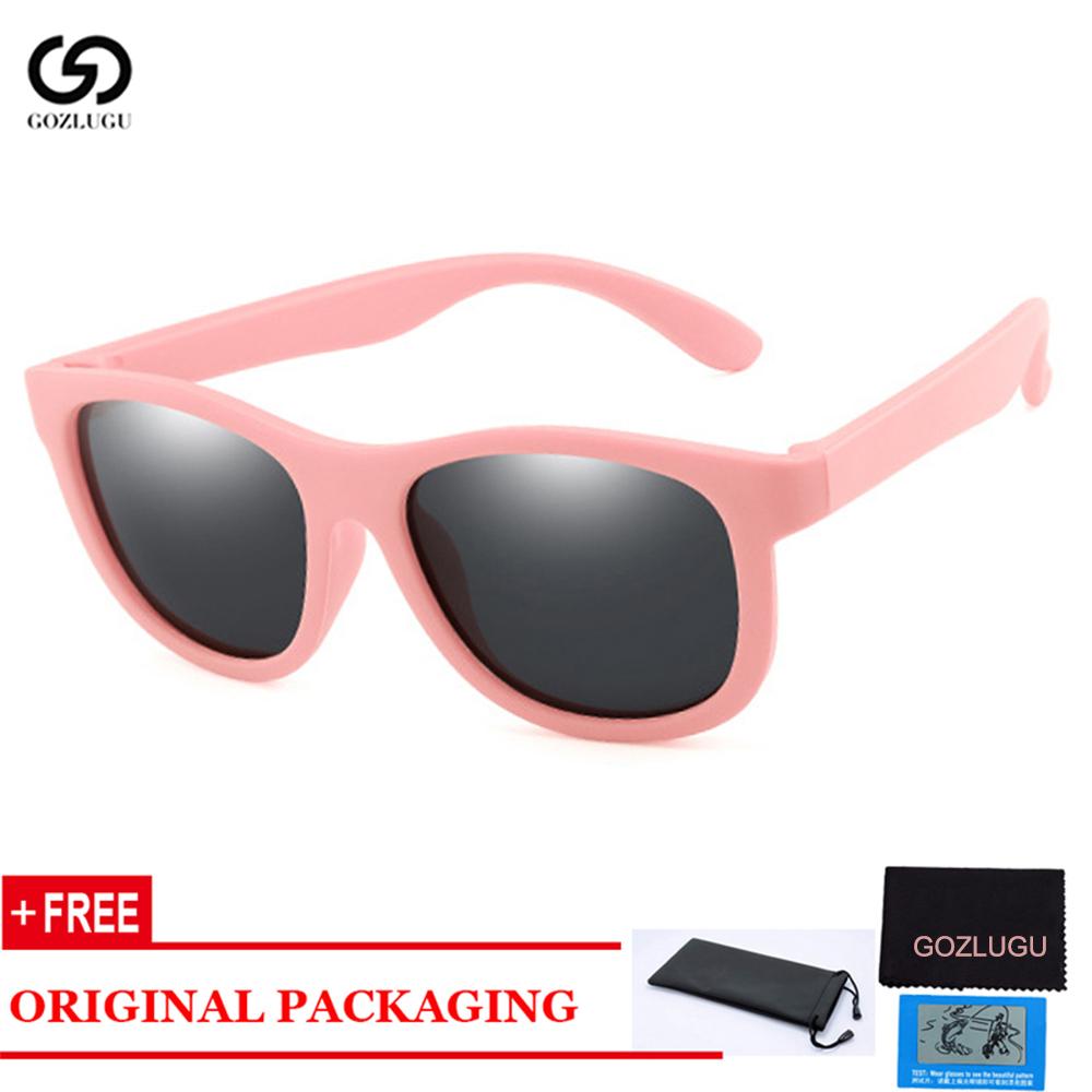 Gozlugu New Polarized Kids Sunglasses Silicone Flexible Safety Children Sun Glasses Boys Girls Baby Shades Glasses Uv400 Eyewear lRaaZ