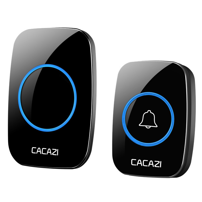 

CACAZI Wireless Doorbell Waterproof IP44 300M long Remote EU AU UK US Plug smart home Door Bell 38 chimes for home use