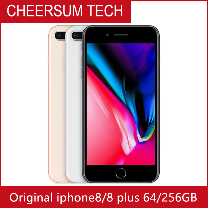 

Original Unlocked Apple iPhone 8/iPhone 8 Plus 2GB RAM 64GB 256GB ROM Hexa Core 12MP iOS 11 LTE Smartphone 4G LTE, Gold