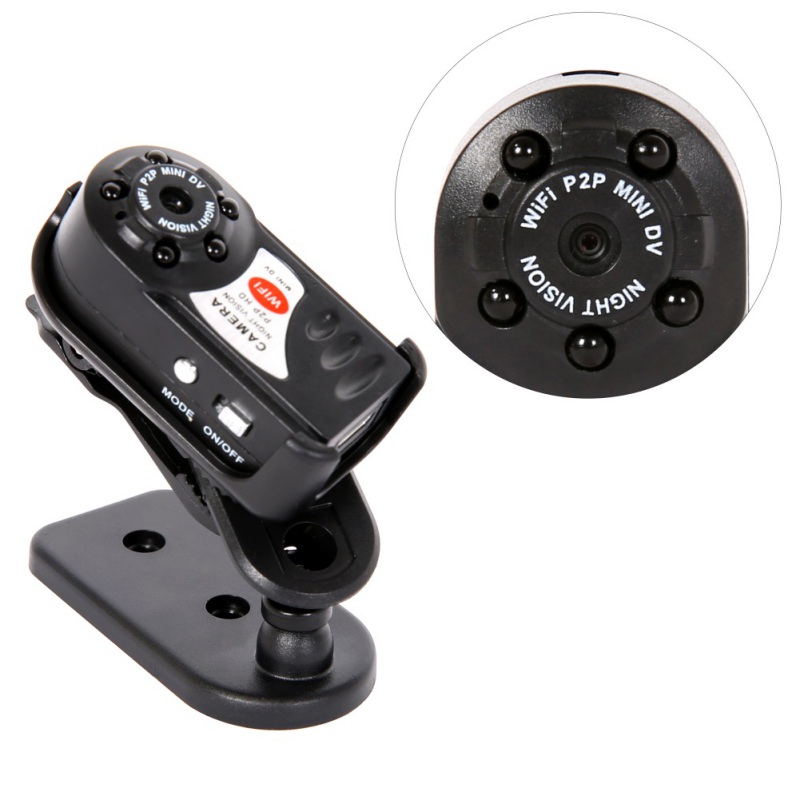 

Q7 Wifi Mini Camera 480P IR Night Vision MINI DV Car DVR Wireless remote video Surveillance Camera support motion detection
