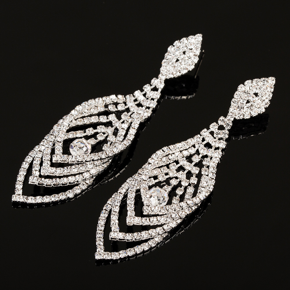 

Earring Defence Allergy Diamond Weave Earrings Eardrop Mixed Batch