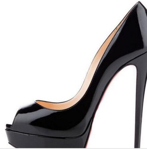 

202 Red Bottom Leather diamond High Heels Peep-Toe Women Shoes Sexy Studded Red Sole Heel Woman Women, Blue