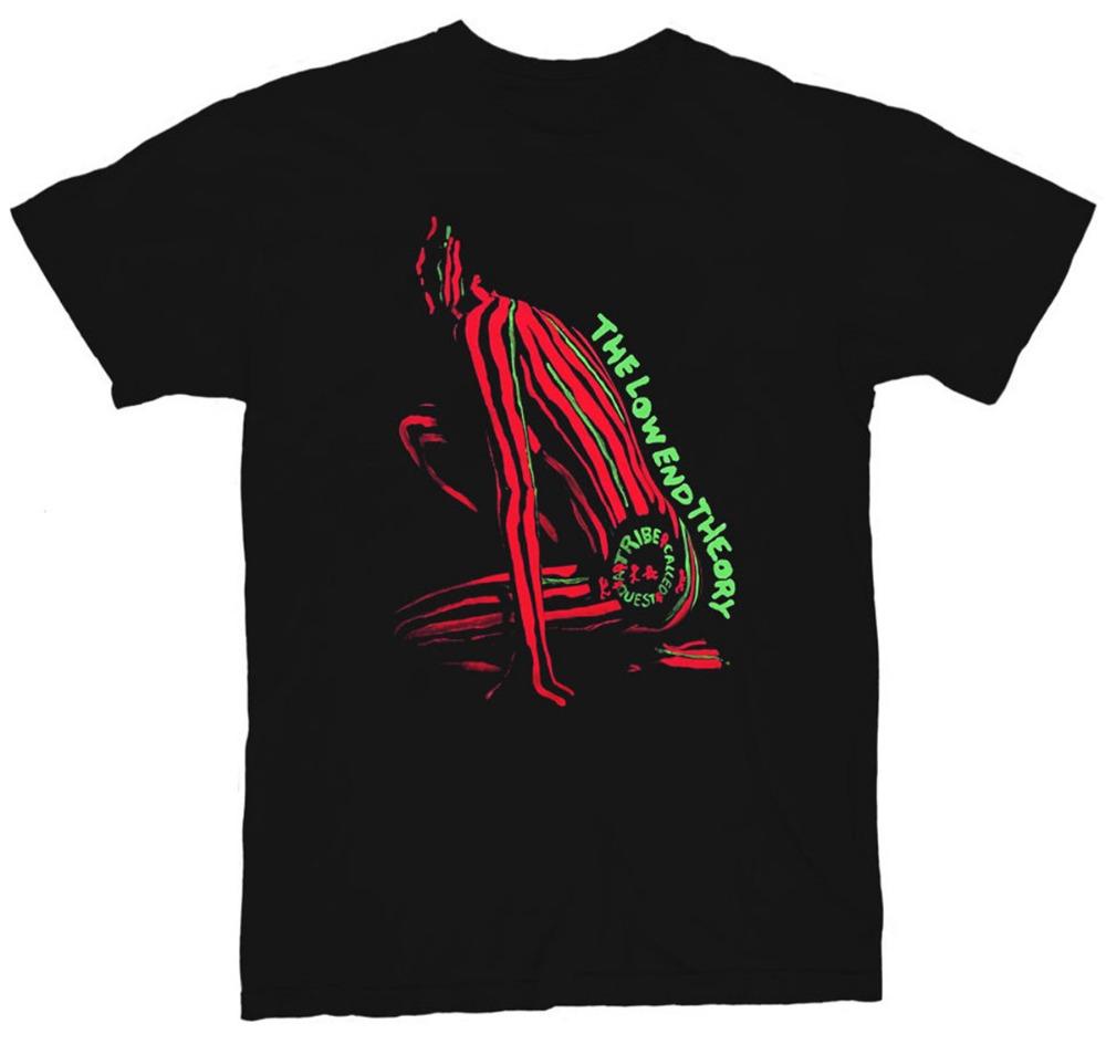 

mens designer t shirts shirt A tribe Called Quest Atcq Mens tee Midnight Marauders Poster Vinyl LOW END THEORY RAP HIP HOP t-shirt euro size, White;black