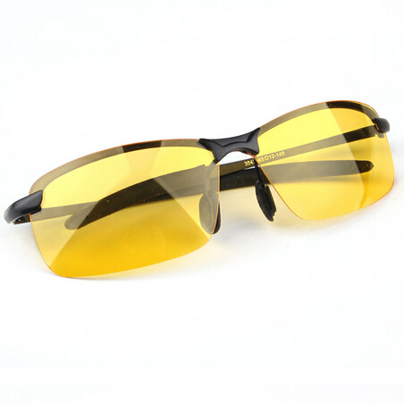 

2019 New Arrival Men's Glasses Car Drivers Night Vision Goggles Anti-Glare Polarizer Sun glasses Polarized Driving Sunglasses, White;black