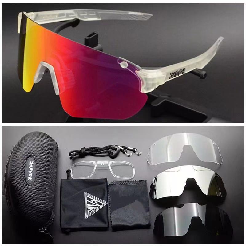 

New Design Cycling Glasses Bike Eyewear for Men Women Polarized Cycling Goggles UV400 4 Lens For MTB Road Bike outdoor sunglasses free ship