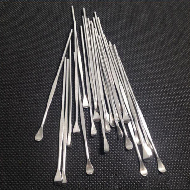 

100pcs a packet Wax dabber tools Stainless Steel color dab tool dry herb vaporizer pen for silicone mat container