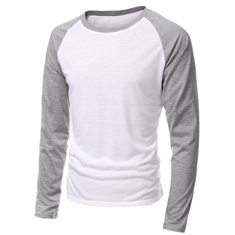 2020 Spring Brand Clothing Men's Long Sleeve Round Neck T-shirts Casual Baseball Tshirt Men Raglan Tee Streetwear Plus Size 4XL CY200515