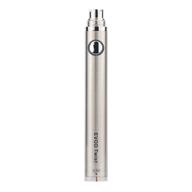 

MOQ 10Pcs 510 Thread EVOD Voltage Variable Twist Vape Battery 650 900 1100mah Batteries Vaporizer Pens Electronic Cigarette vapes High Quality