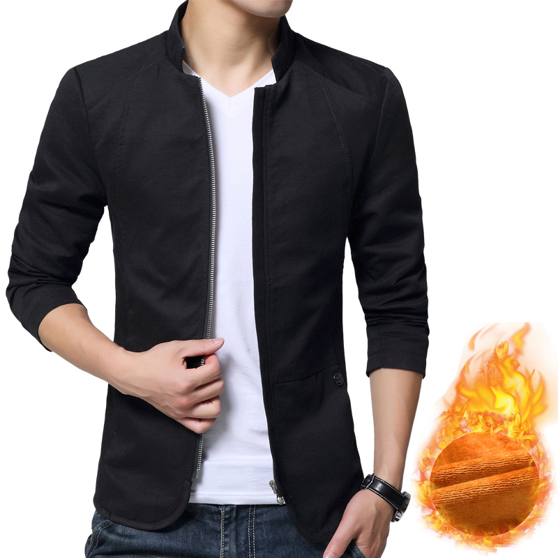

Men's Jackets Men Autumn Winter Casual Bomber Jacket Mens Warm Fleece And Coats Streetwear Thick Manteau Homme Large Size 4xl 5xl, Beige
