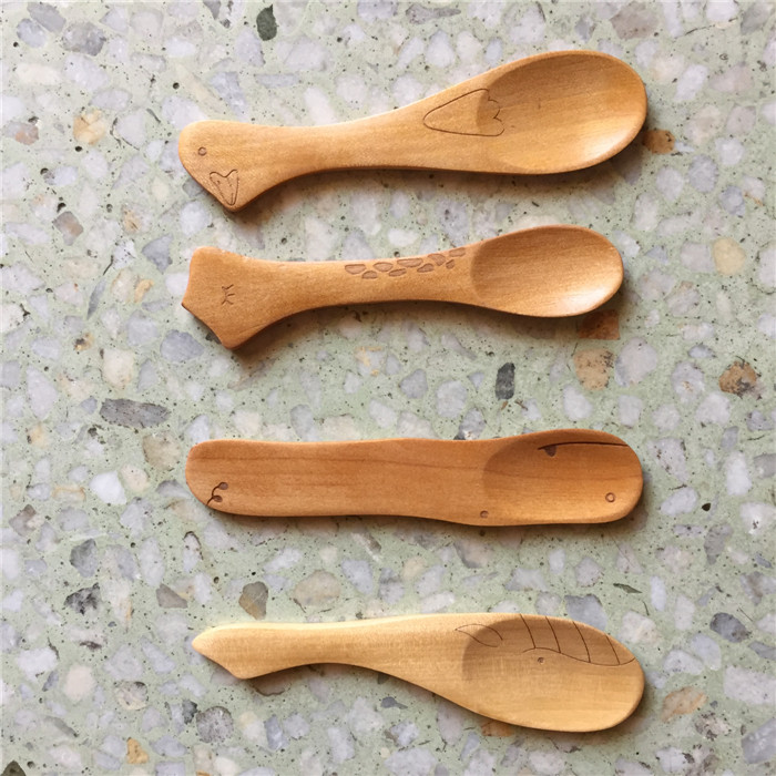 natural wooden animals