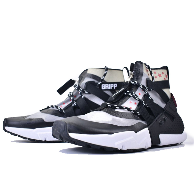 black huaraches high top