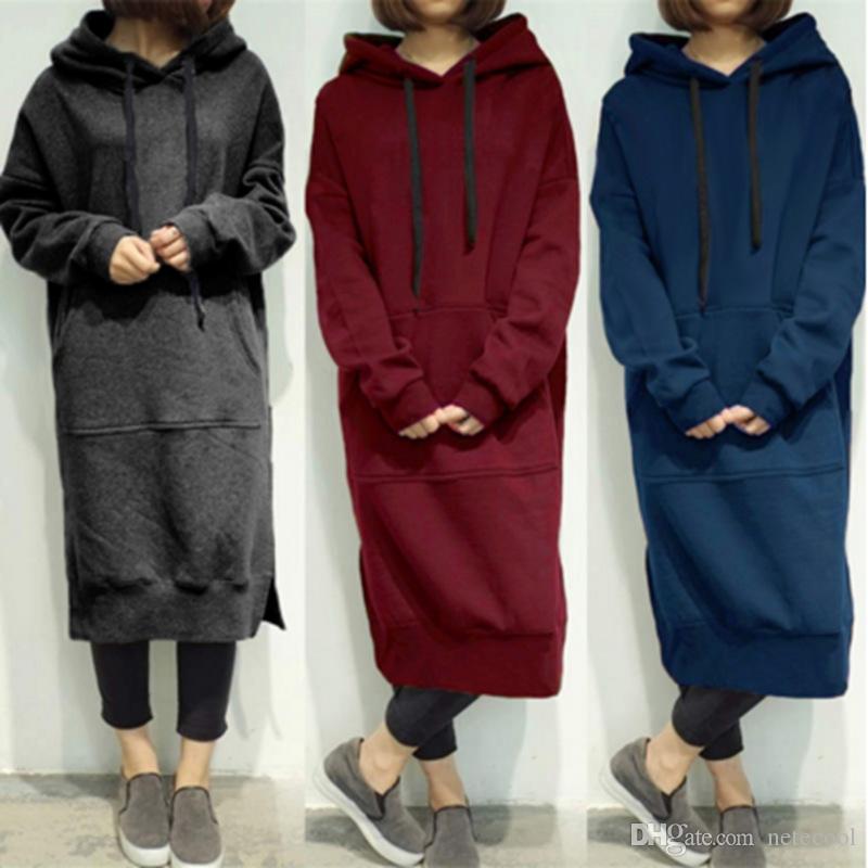 hoodie sweatshirt dress plus size