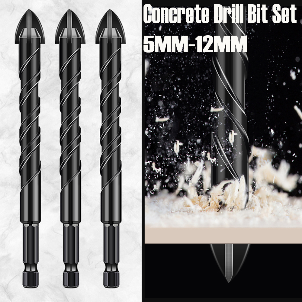 

1 Piece Concrete Drill Bit Set Material Carbide Tip Masonry Drill Bits