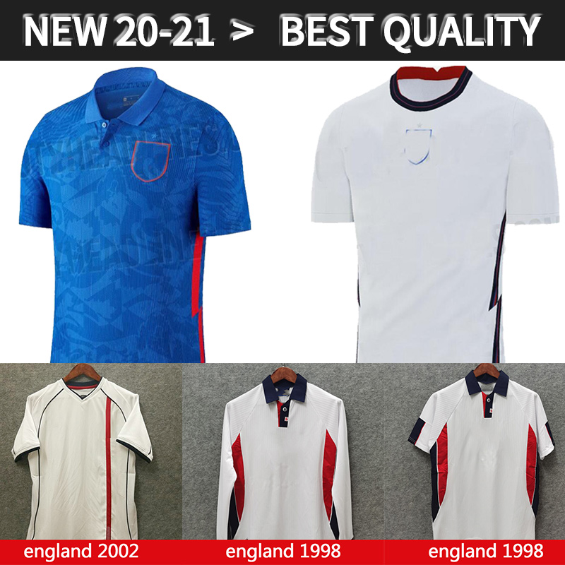 

2020 england soccer jerseys 2021 2002 Gerrard Lampard KANE dele sterling home away retro jersey 20 21 football shirts thailand quality, Orange