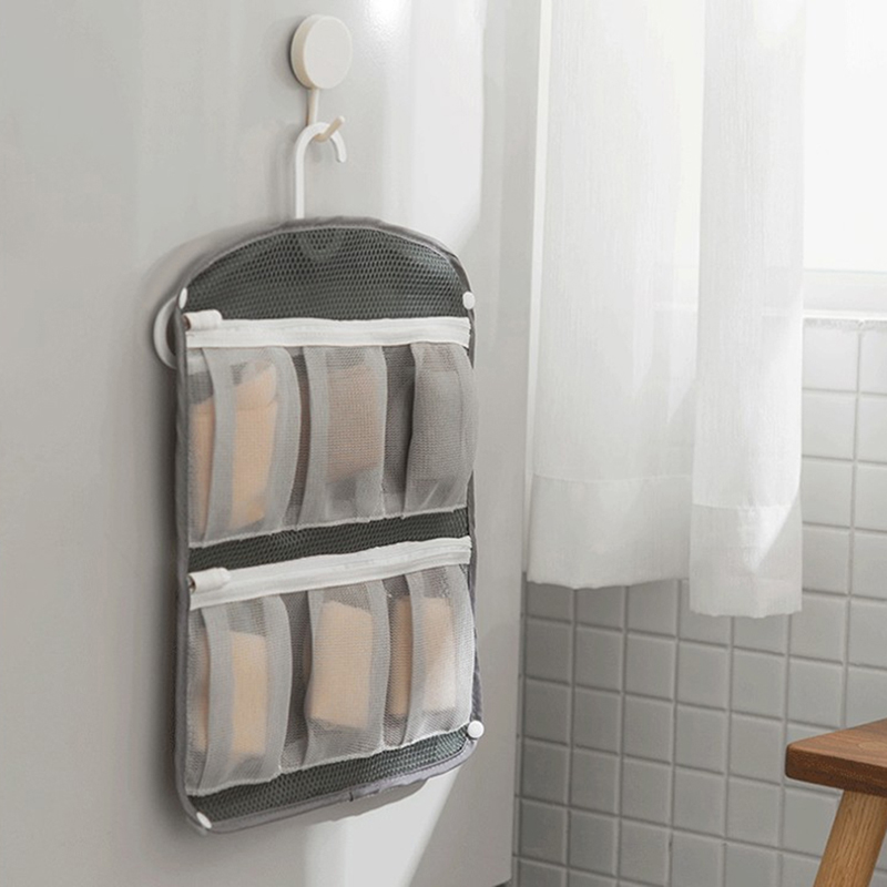 

Household Socks Laundry Bag Foldable Mesh Net Washing Machine Protected Bags For Short Socks Drying Storage Bag, As picture