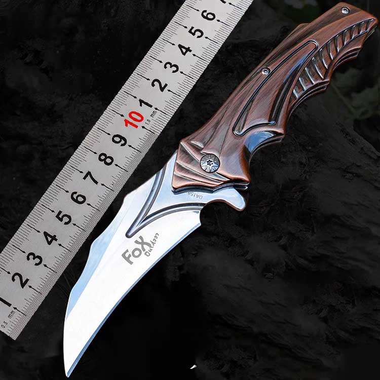 

wholesale Pocket Folding knife 440 Blade Stainless Steel Handle Outdoor Tactical Camping Tool fast open Hunting Knife Rescue Survival Knives