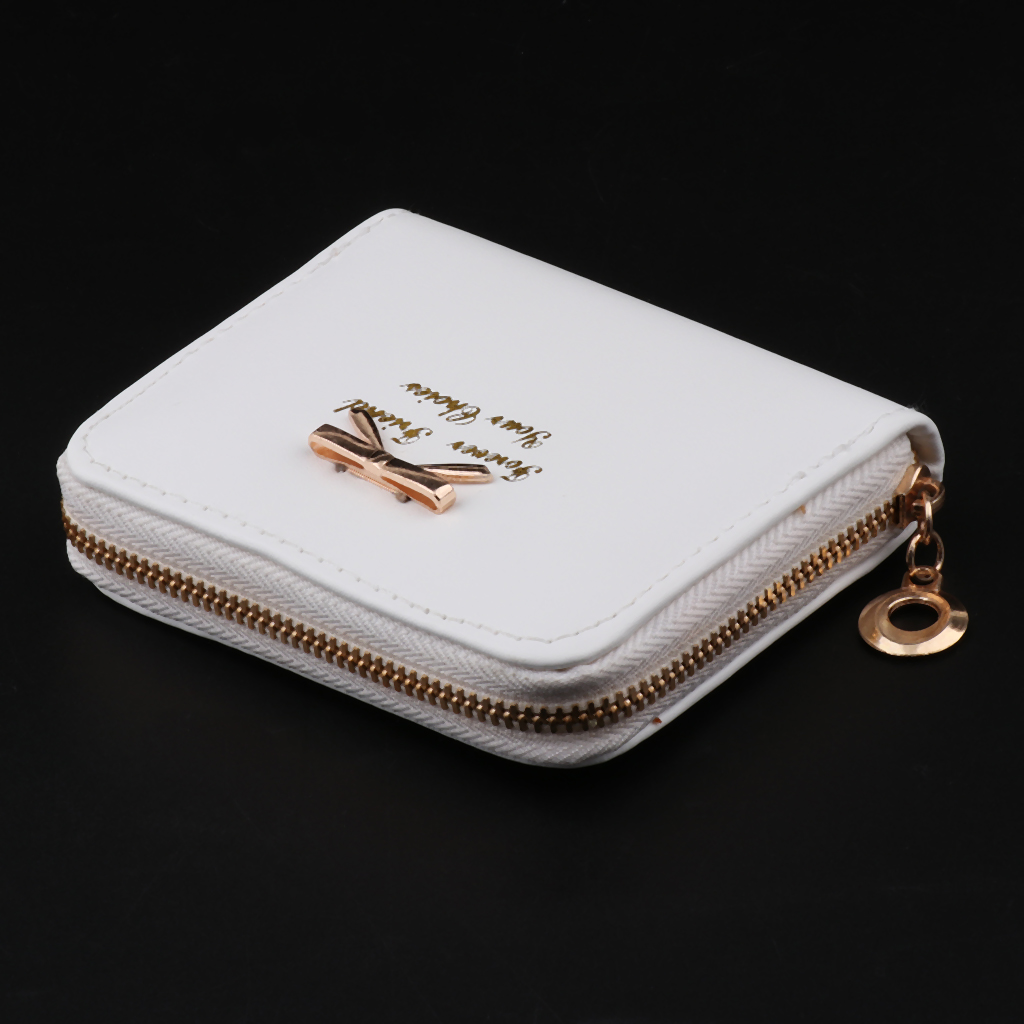 

Wallet for Women PU Leather Card Holder Organizer Girls Zipper Coin Purse