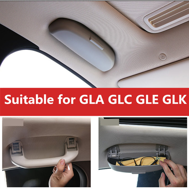 

Free Shipping DeHen Car Glasses Case for GLA X156 GLC X253 GLE W292 GLK X204 Car Sunglasses Storage Box Case