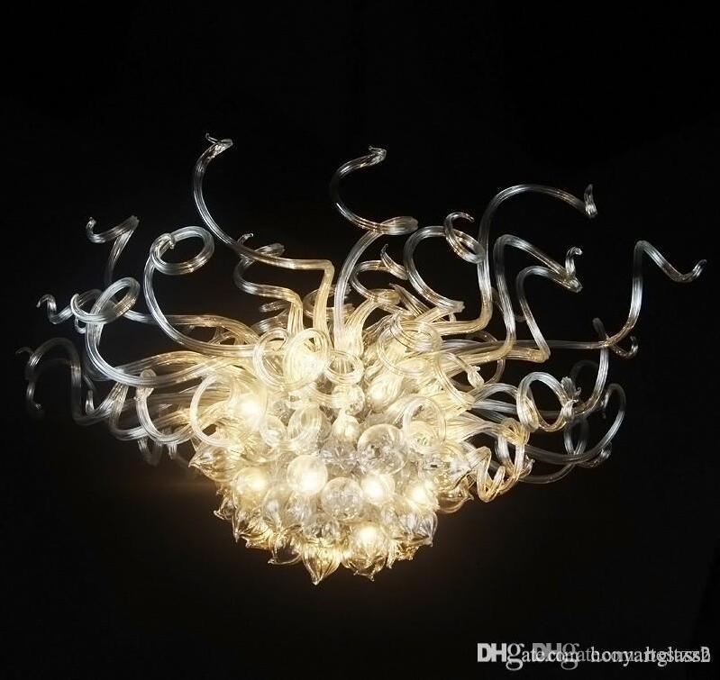 

100% Mouth Blown Borosilicate Glass Art Decorative Crystal Modern Pendant Light Modern Style Cheap Price Murano Glass Chandelier Light