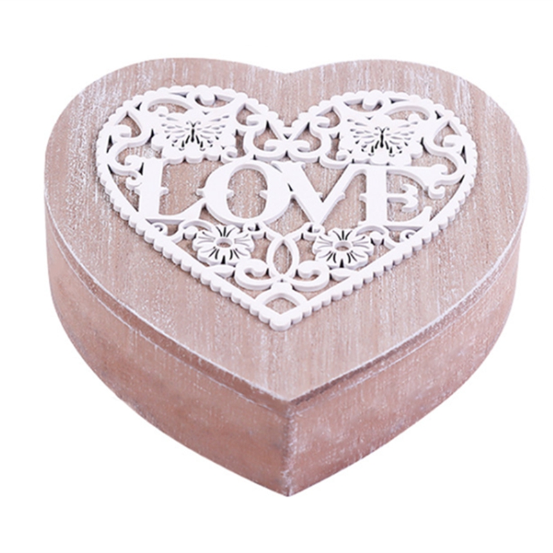 

Jewelry Pouches, Bags Wooden Box Vintage Handmade Craft For Gift Storage