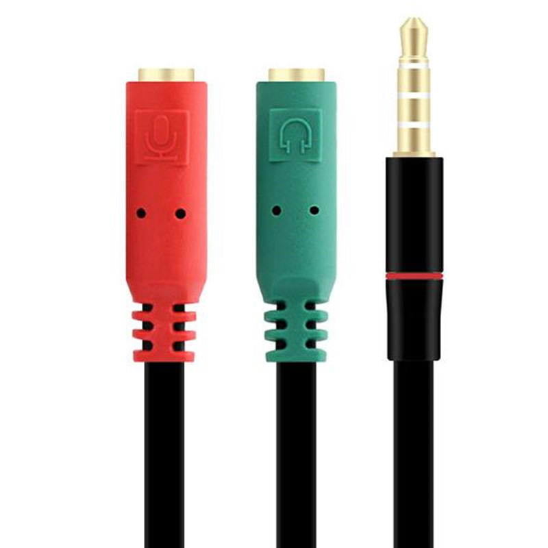 Consommables Et Accessoires Prise Jack 3 5 Mm 4 Poles Audio Casque Casque Adaptateur Extension De Volume Et Microphone Pour Ios Iphone Et Smartphones Android 1 3m Red High Tech Groupisd Com
