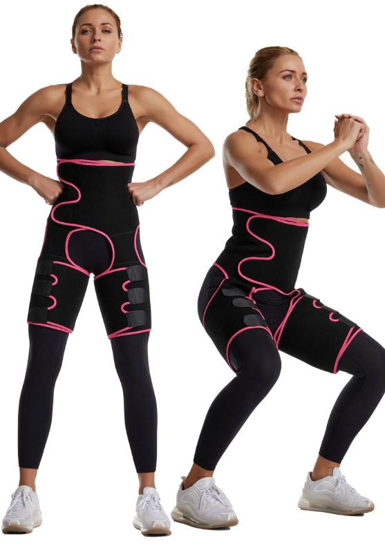 

Wholesale Indoor Fitness Workout Training Exercise Home Double Belt Sports Waist Thigh Trimmer Trainer, As pic