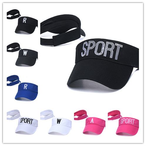 

2020 Men Women Sport Empty Hat Headband Classic Adjustable Sun Sports Visor Hat Cap Baseball Cap casquette Wholesale, Ty05