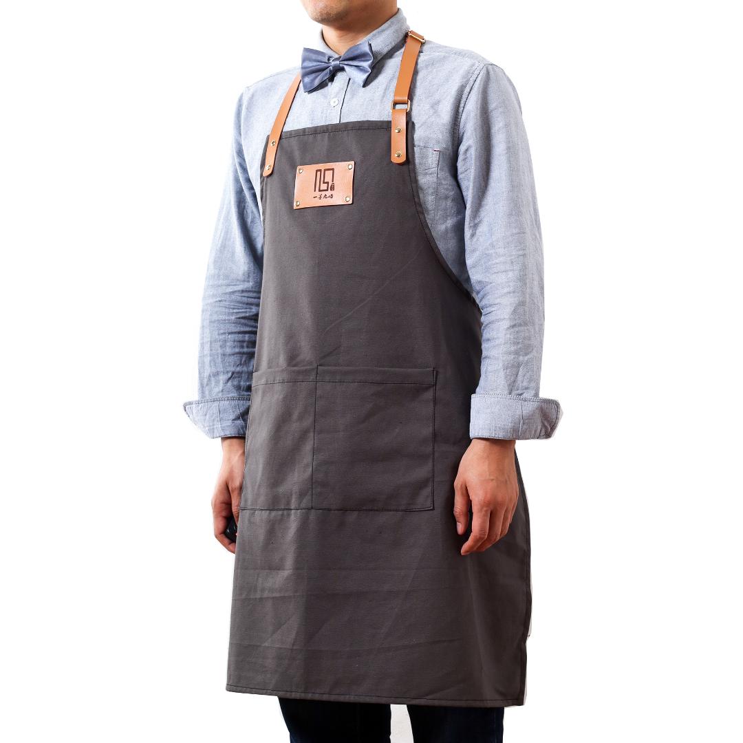 

2019 Canvas Aprons for women men BBQ Senior Chef Bib Home Kitchen Apron Dress Barber Cleaning Cooking Waitress Custom