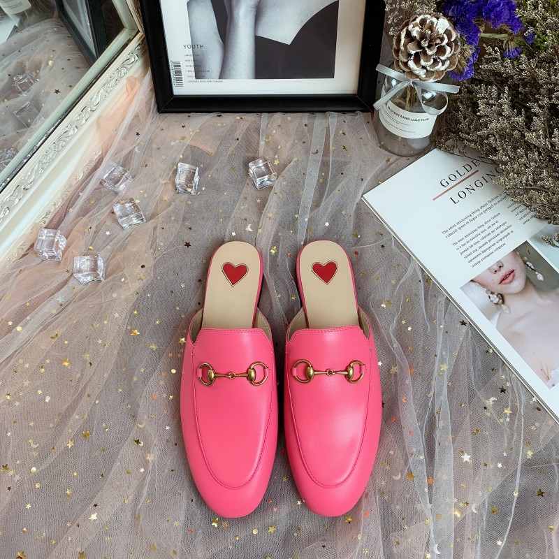 

2019 New Women Mens designer Princetown buckle slipper leather mules rose pink slippers mule men Ladies casual loafers slides 34-46, Men size