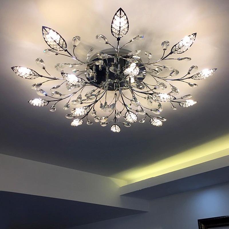 

Modern Ceiling Lights Flower LED Lamp For Living Room Bedroom Study Room avize surface mounted plafonnier Ceiling Lamps