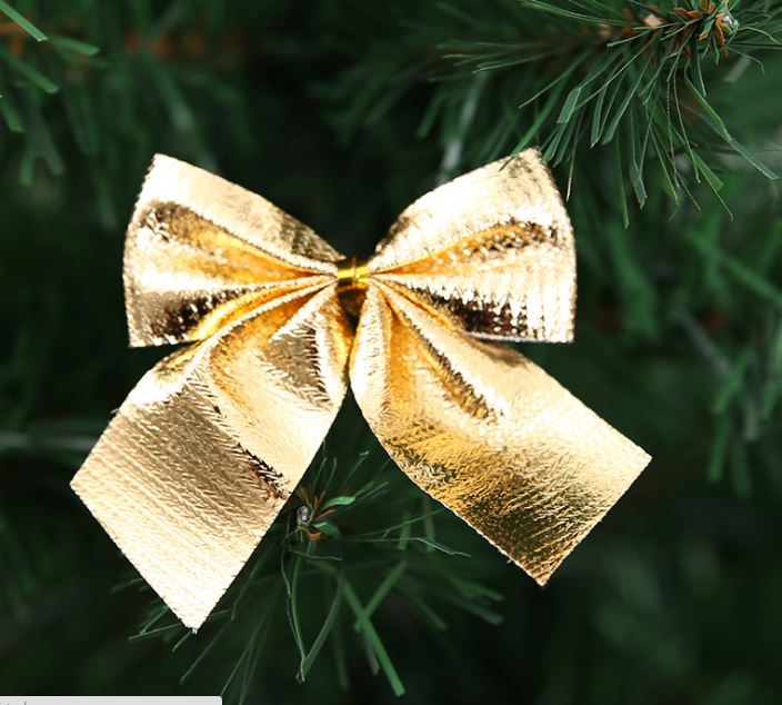 

2018 Christmas bow decoration ornaments Christmas tree cute bow simple decoration essential jewelry