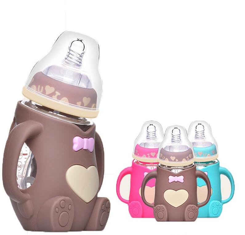 baby glass feeding bottle online