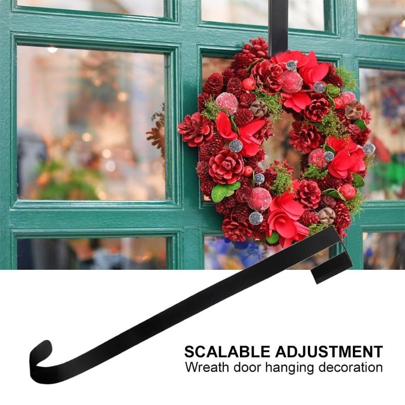 

Christmas Household Adjustable Door Hanger Retractable Wreath Storage Hook