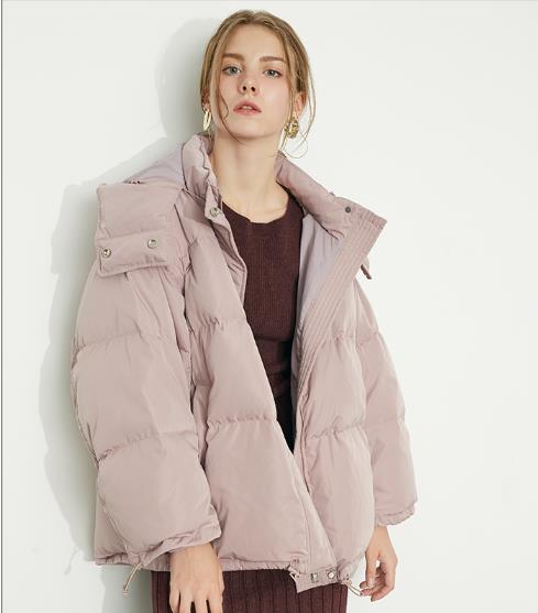 

Women Winter Jacket Ladies Real Raccoon Fur Collar Duck Down Inside Warm Coat Femme With All The Tag High Quality Jacket warm doudoune femme, Pink