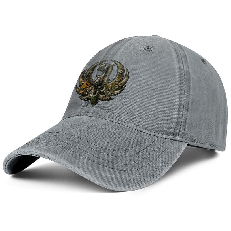 

Stylish Ruger Logo Branches Unisex Denim Baseball Cap Golf Custom Hats Red Make Old Wood Since 1949 1964 White Warning Protected Yellow, Blue;gray