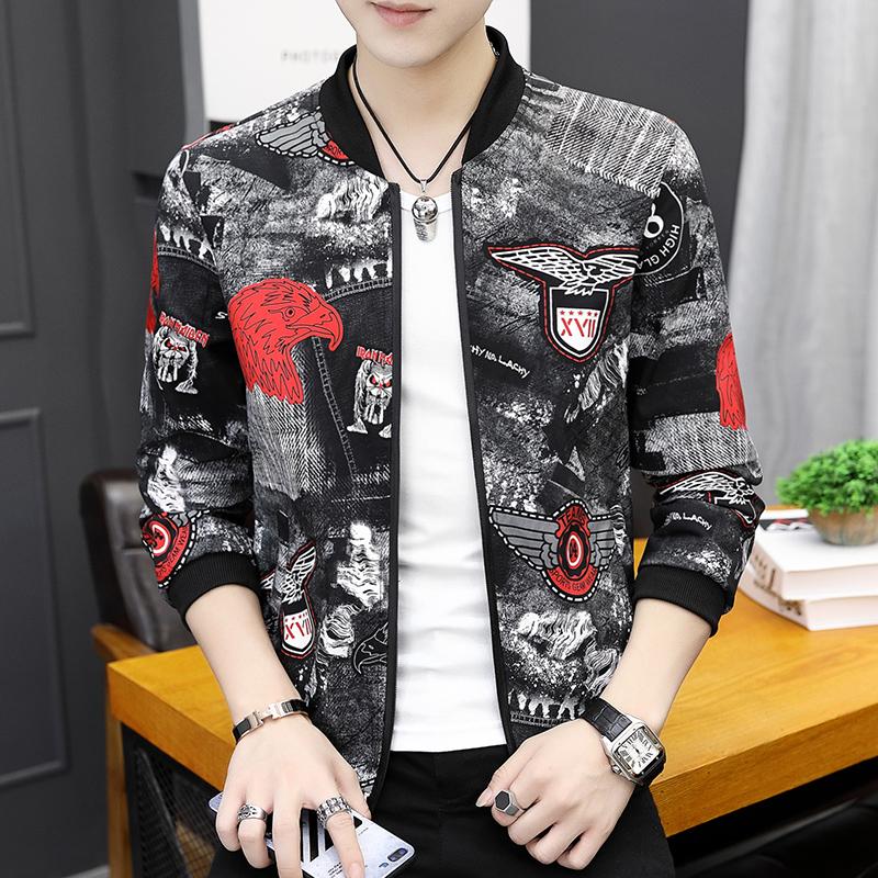 

Outerwear Red eagle Streetwear Slim fit Mens Spring Jacket Coats Bomber Jacket Men Windbreaker New, Butterflyx911-907p32
