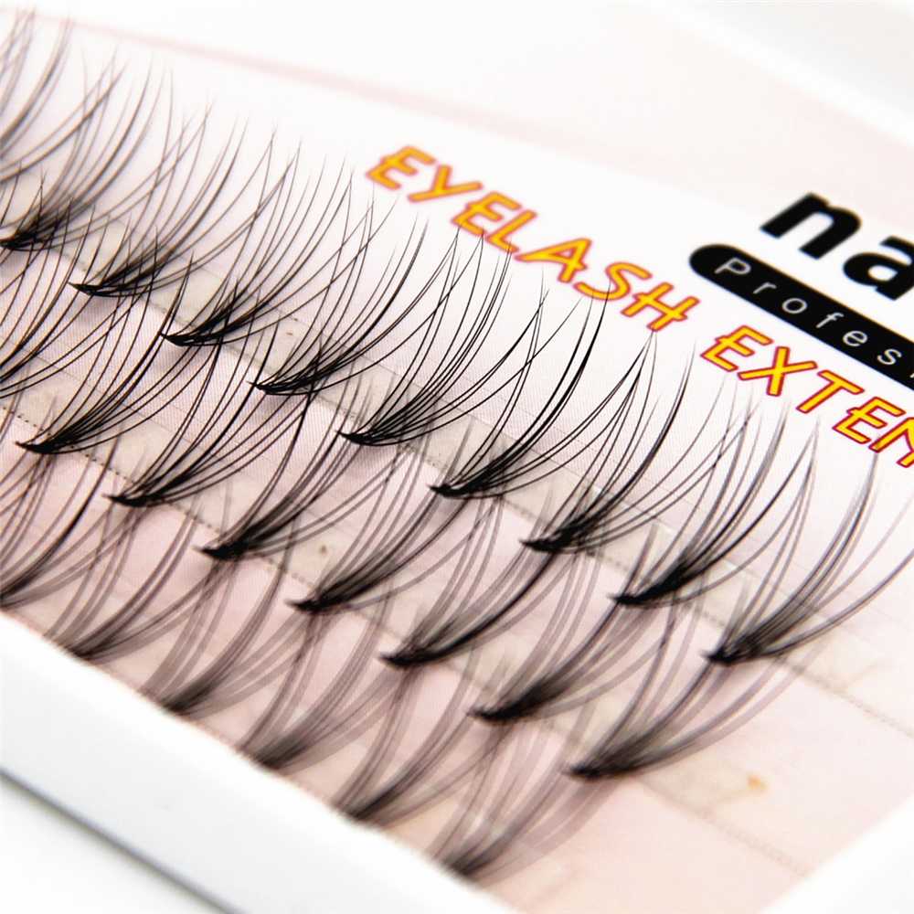 

NAVINA New Arrival Eyelashes 6d Natrual mink hair silk lashes eyelash extensions fake lashes 0.07 thickness