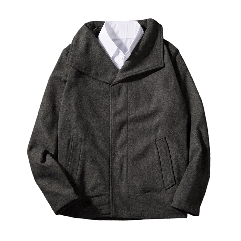 

Windproof Trench Coat Men's Clothes Windbreaker Overcoat Jacket Trench Coat For Men Autumn Fit Hombre Solid Masculino, Black