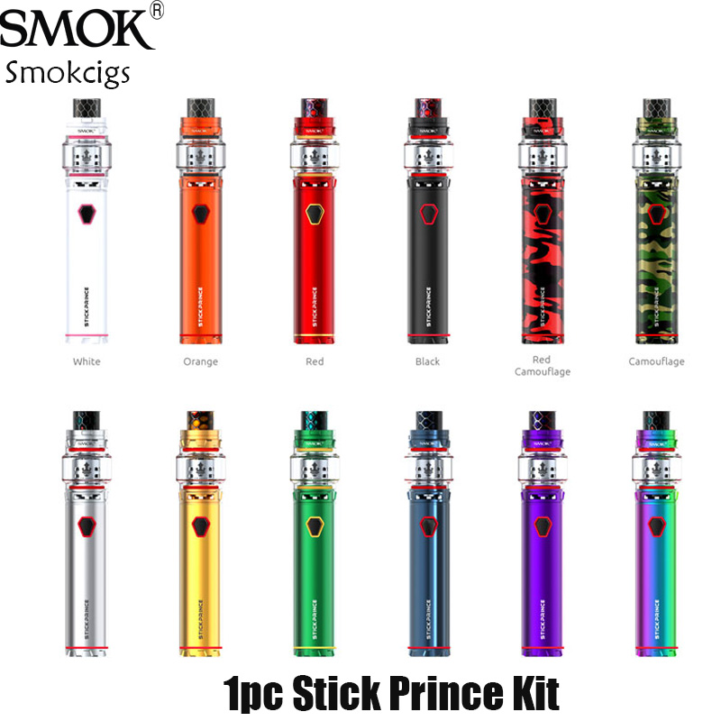 

New Color SMOK Stick Prince Kit 3000mah Battery TFV12 Prince M4 0.17ohm Electronic cigarettes Vs Cascade One Plus Vape