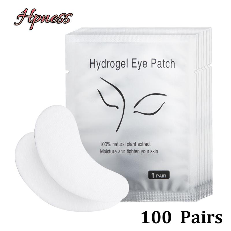

100Pairs/Pack Eye Care Pad Hydrating Eye Tip Stickers Wraps Non-woven Patches Under Pads Lash Gel Patches Your Label