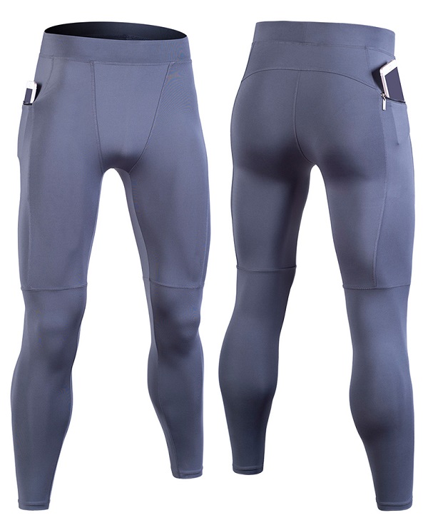 

New arrival men pants sports trainingggg highh-elastivc quickk dry legg gings mens fitness gym tights running trousers, Black;blue