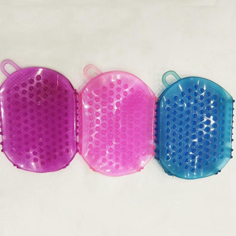 

Bath Gloves Exfoliation Shower Bath Brush For Body Cleaning Silicone Exfoliating Brush Scrubber Bath Scrub Glove Spa bathing tool FFA3343C