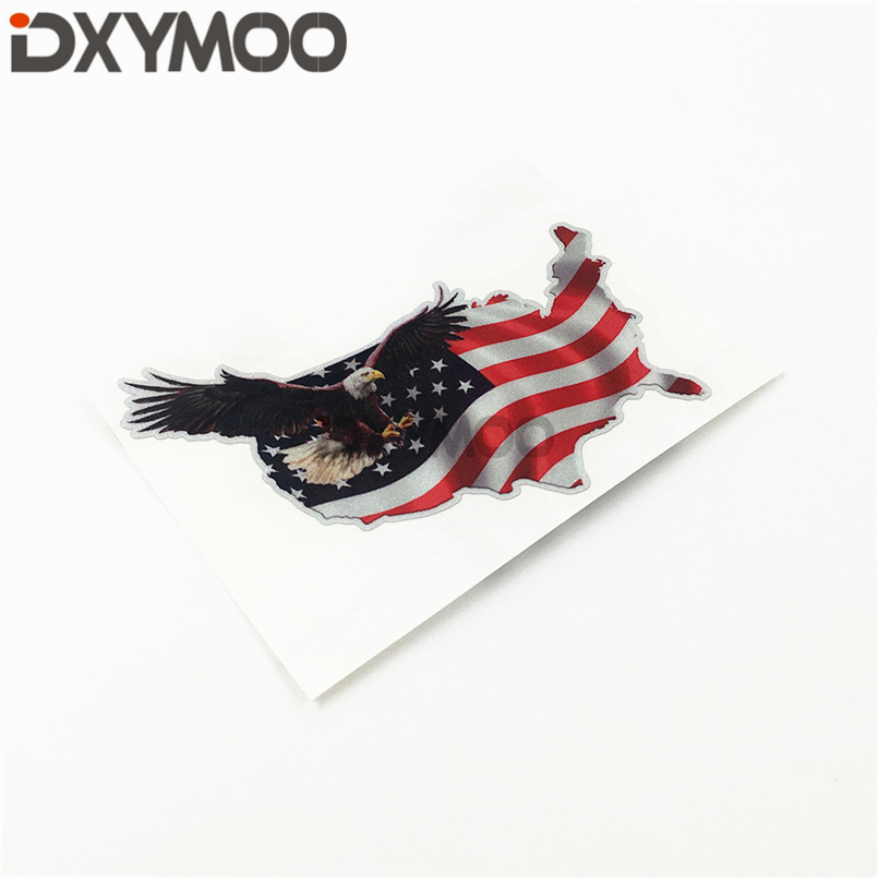 1 paio America bandiera 3D metallo auto corpo logo auto moto personalit/à decorazione adesivo emblema distintivo