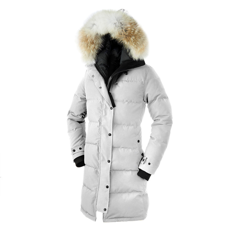 

Winter Women Shelburne Parka Outdoor Thick Warm Down Jacket Ladies Long Section Slim Windproof Hooded Down Parkas, Women-3