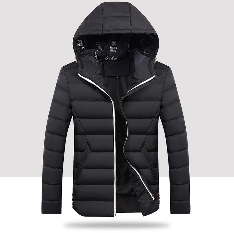 New Men Winter Jacket Fashion Warm Thick Male Parkas Men Casual Black Men Coats Clothing M-4XL
