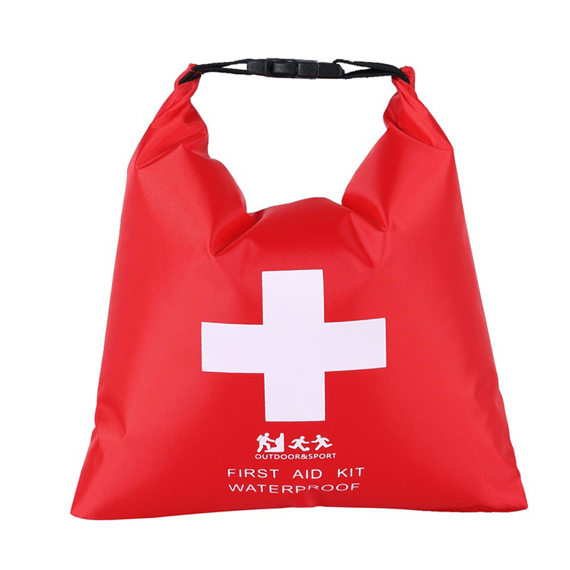1X tragbare Erste-Hilfe-Set rot Camping Notüberlebens wasserdichte Tasche D WZ